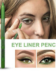 Neon Green Cat Eye Makeup Waterproof Liquid Eyeliner Pen