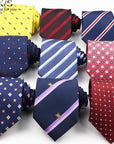 Fashion Men's Tie Casual Stripe Necktie Business Wedding Party Dress Wear 8cm Boy Birthday Gift Daily Cartoon Cute Yellow Ties - Meifu Market
