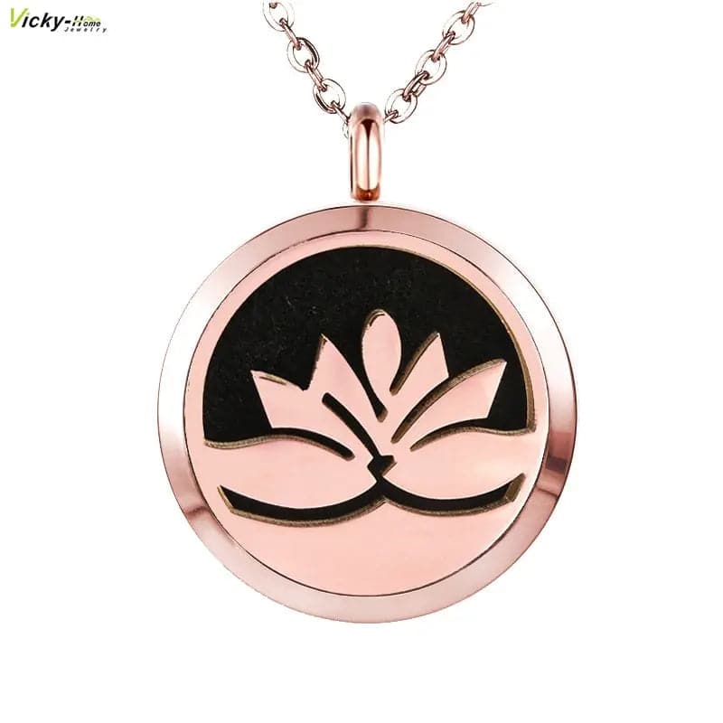 Top Quality Stainless Steel Aromatherapy Locket Necklaces Gift