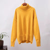 Women's Fashionable All-match Solid Color Turtleneck Sweater Meifu Market