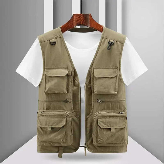 Outdoor Large Size Men's Multi-pocket Vest Meifu Market