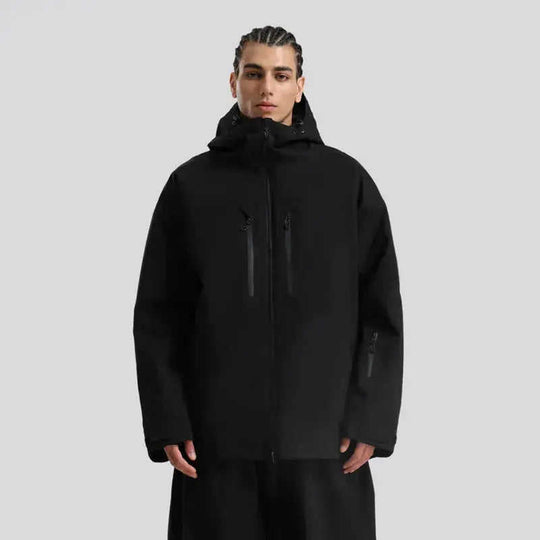 Men's Waterproof Breathable And Loose Zip Ski Suit Jacket Meifu Market