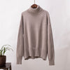 Women's Fashionable All-match Solid Color Turtleneck Sweater Meifu Market