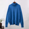 Women's Fashionable All-match Solid Color Turtleneck Sweater Meifu Market