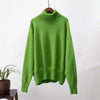 Women's Fashionable All-match Solid Color Turtleneck Sweater 