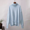 Women's Fashionable All-match Solid Color Turtleneck Sweater 
