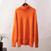 Women's Fashionable All-match Solid Color Turtleneck Sweater Meifu Market