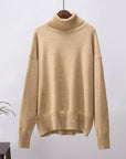 Women's Fashionable All-match Solid Color Turtleneck Sweater