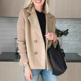 Women's Elegant Wool Stitching Woolen Coat Commuter Suit Meifu Market