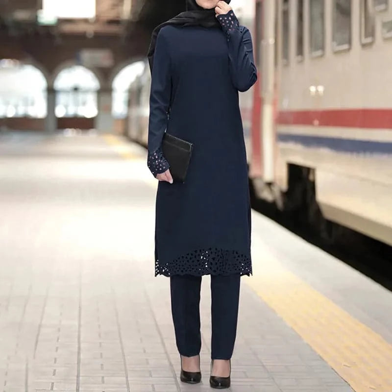  piece set women pakistani dress shalwar kameez muslim dresses