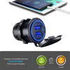 Quick Charge 3.0 Dual USB Car Charger -Waterproof 12V/24V Power Outlet 