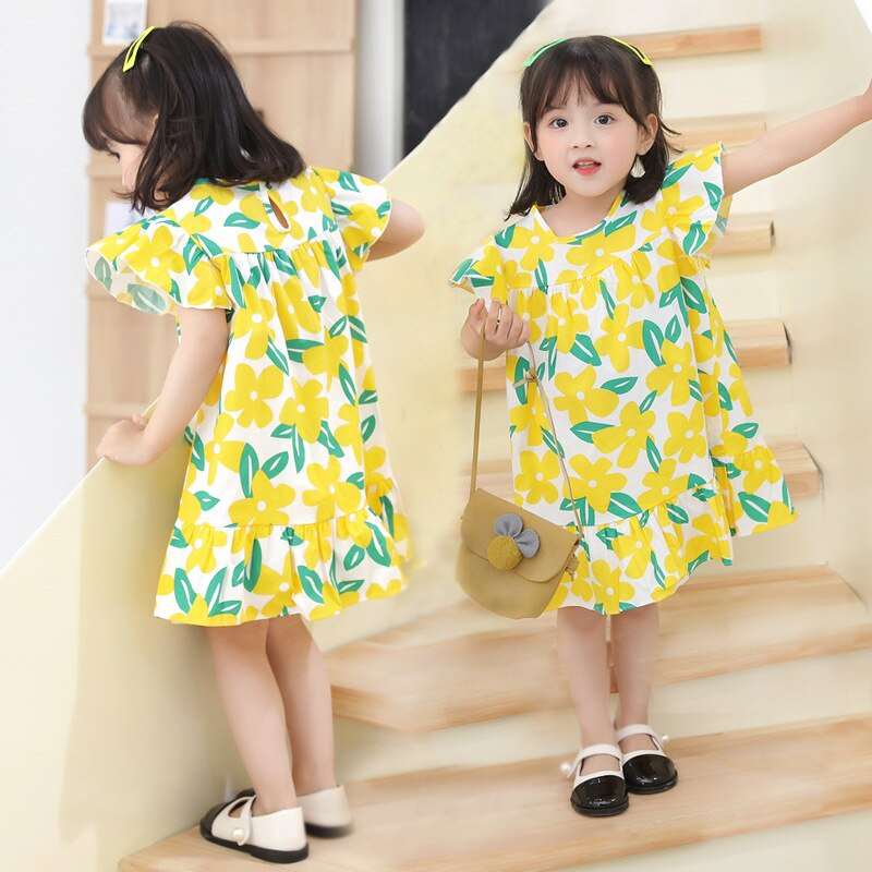 Clothing Summer Kids Clothes Girls Party Princess Fashion Outfit 