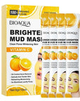 BIOAQUA Vitamin C Mud Masks (30pcs)  Clay Face Mask for Skin Care  