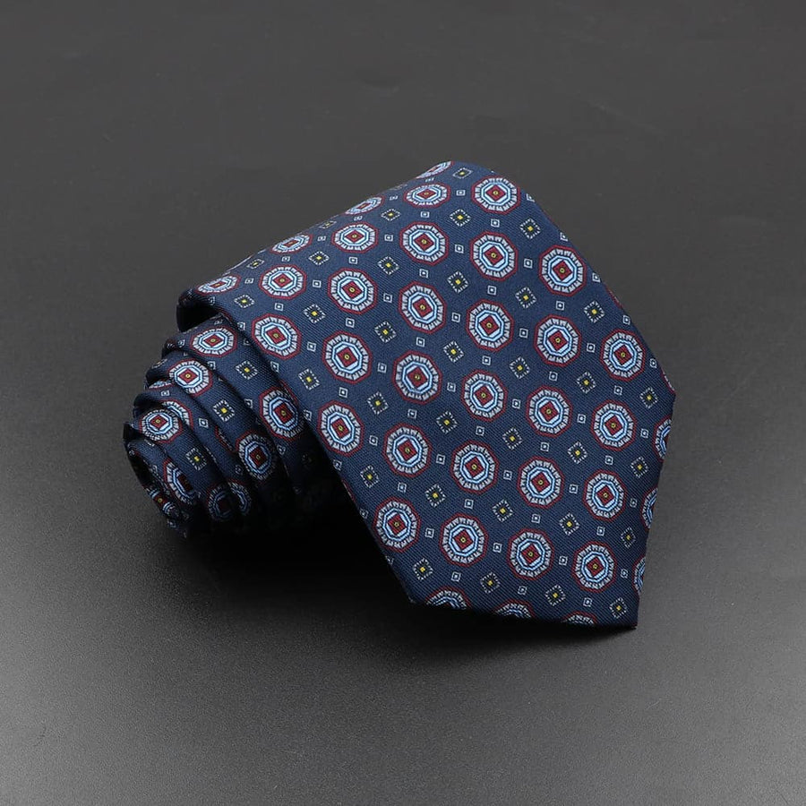 Men's Elegant Silk Ties -7.5cm Soft Novelty Neckties in Various Colors