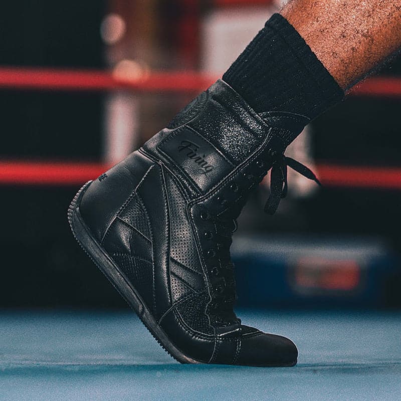 FIVING Boxing Shoes Men's Wrestling Training Shoes Fighting Sanda