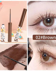 Black Brown Waterproof Mascara  Long-Lasting Curling Eyelashes
