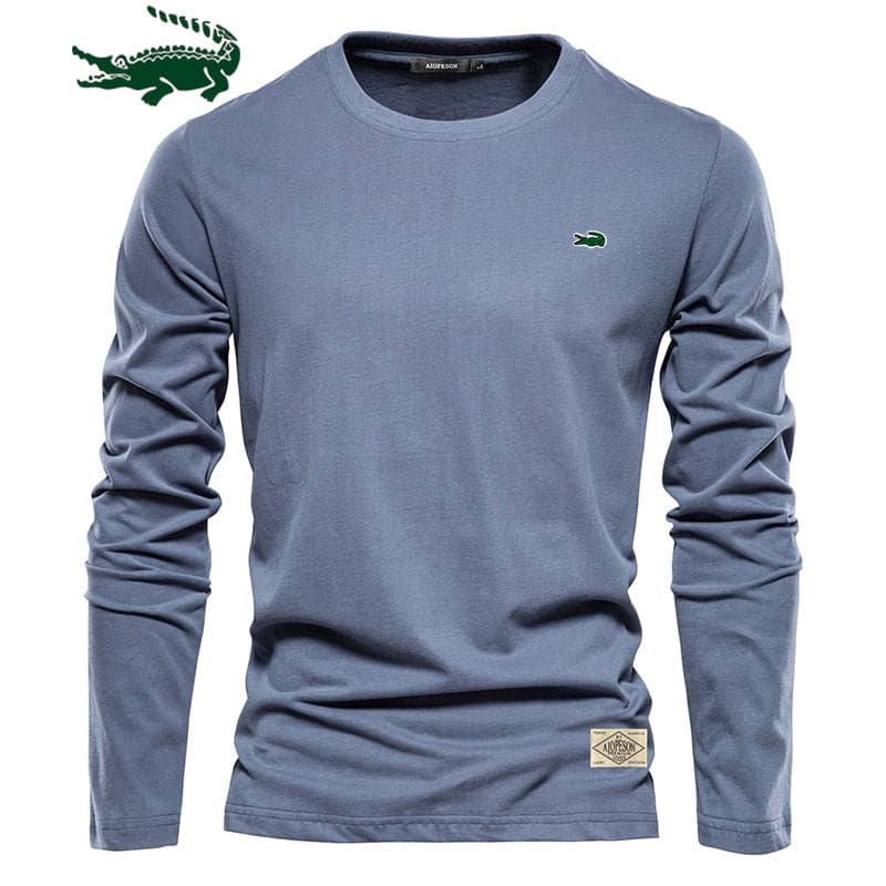 Men Embroidery Casual Mens