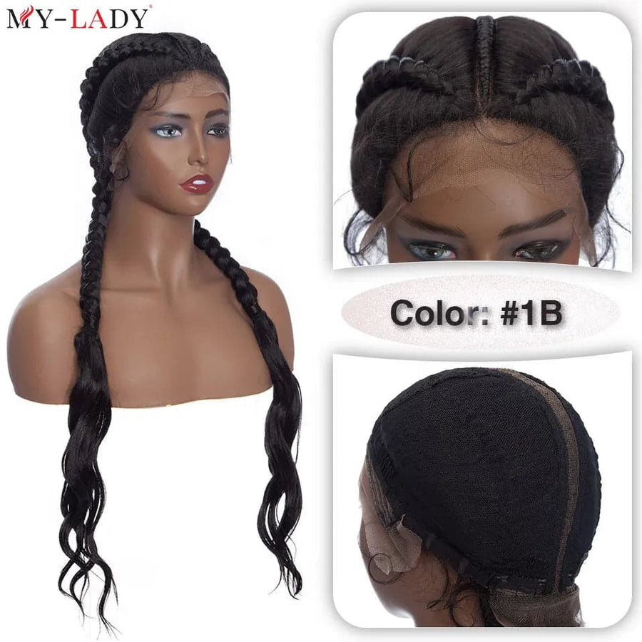 Synthetic Wig Braids Lace Front Wig