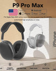 Wireless Bluetooth Headphones Noise Cancelling Sports Gaming Headset