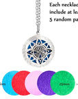 Vintage Aromatherapy & Viking Necklace Diffusers Dream Catcher Pendant