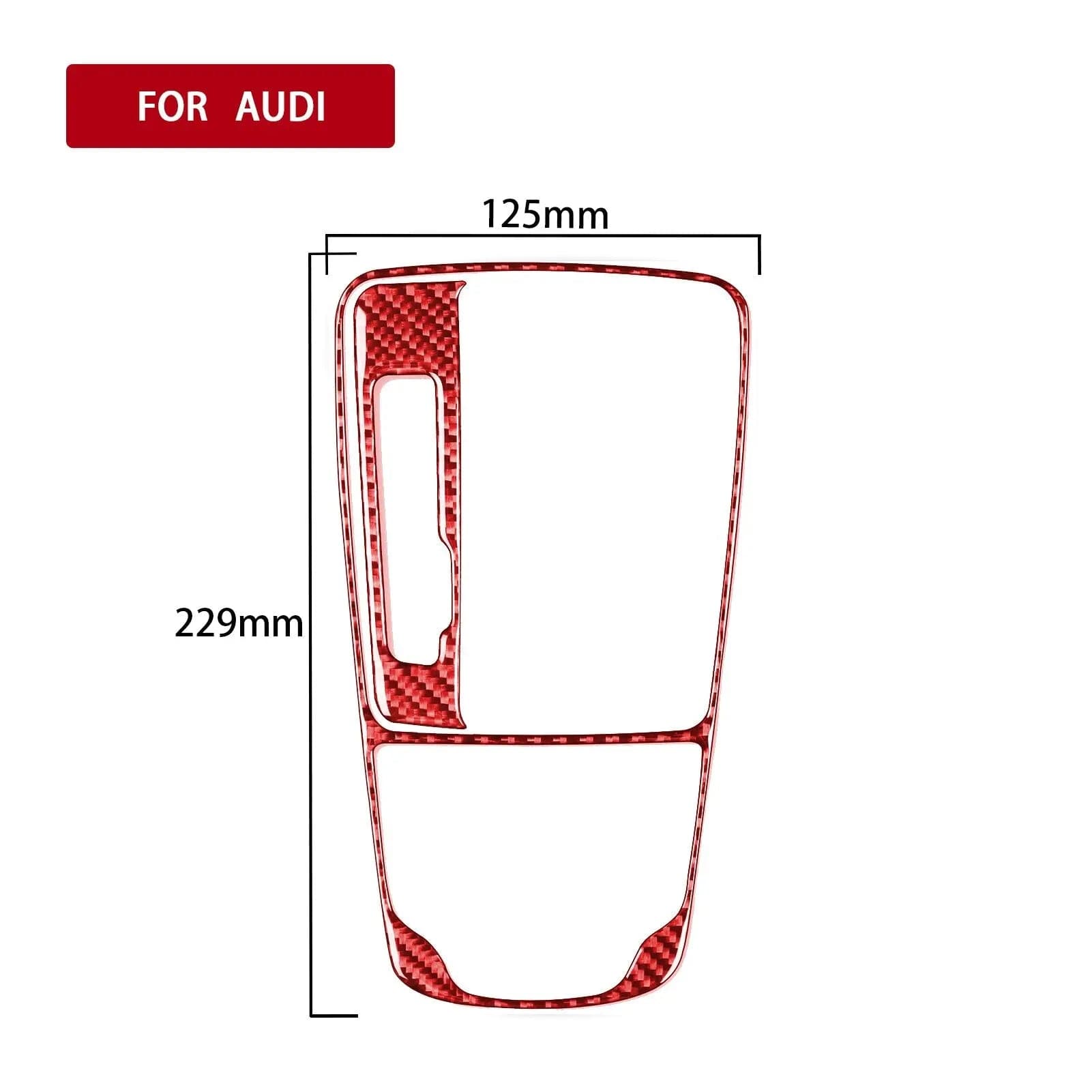  Fiber Gear Shift Panel Audi A3 S3 2013-2019 LHD & RHD Car Accessories