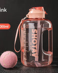 Straw Large Portable Travel Training Sport Fitness Cup