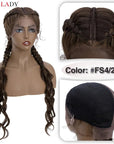 Synthetic Wig Braids Lace Front Wig
