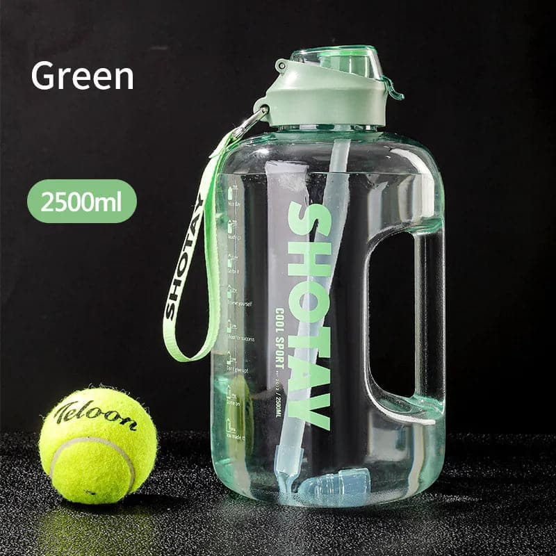 Straw Large Portable Travel Training Sport Fitness Cup