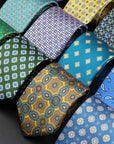 51 Styles Men's Silk Ties Jacquard Striped Plaid Floral 8cm Necktie Accessories Daily Wear Shirt Suit Cravat Wedding Party Gift - Meifu Market