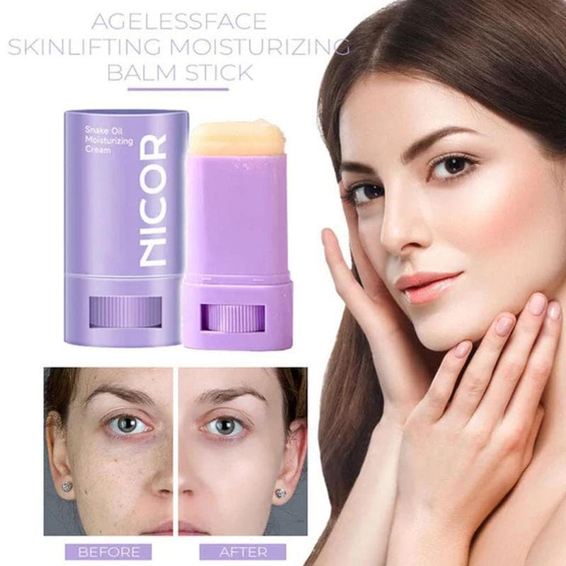 Skin Lifting Moisturizing Balm Stick Facial Moisturizer With Snake Oil Multipurpose Skincare For Relieves Dry Skin Improves Neck 