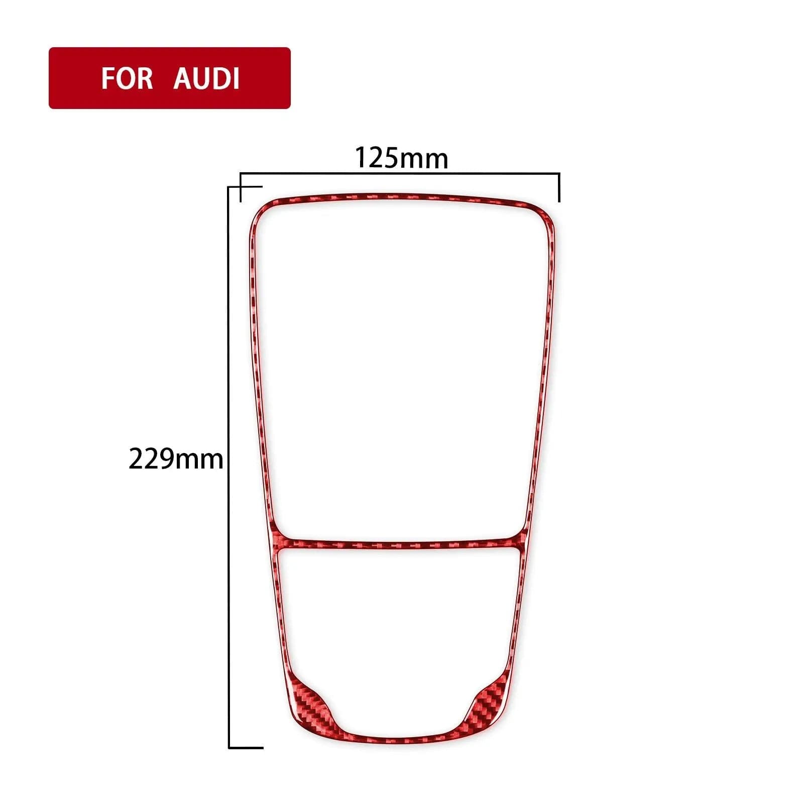  Fiber Gear Shift Panel Audi A3 S3 2013-2019 LHD & RHD Car Accessories