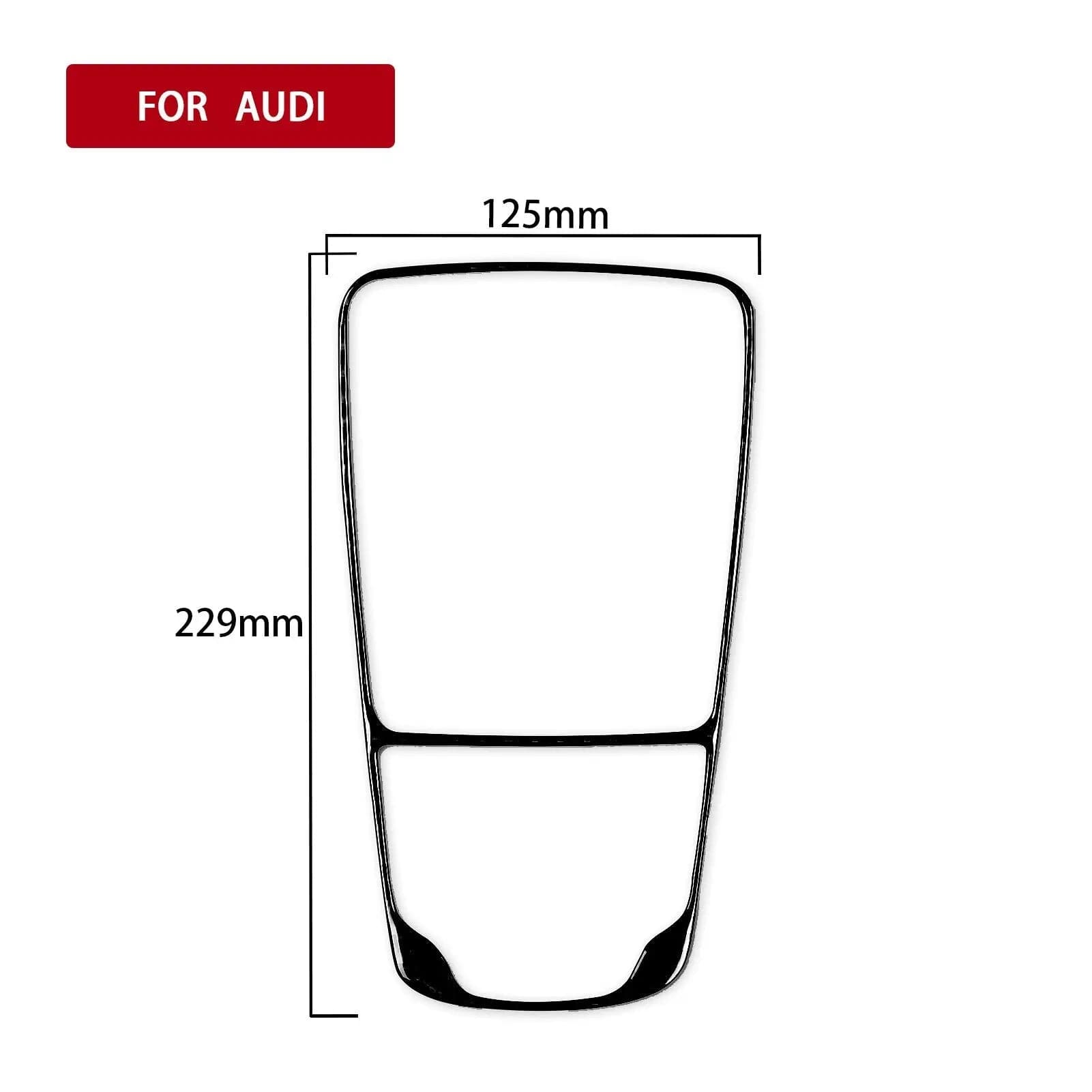  Fiber Gear Shift Panel Audi A3 S3 2013-2019 LHD & RHD Car Accessories