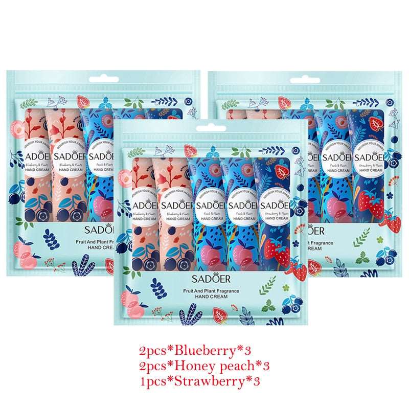 Avocado Sakura Hand Cream Sets - Moisturizing & Anti-Wrinkle Skincare 