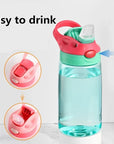 children water bottles portable 480ml personalized outdoor safety
