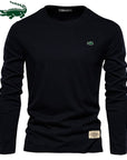 Men Embroidery Casual Mens