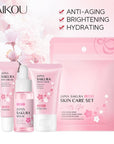 LAIKOU Sakura Moisturizing Skin Care Set Face Cream Facial Serum Eye