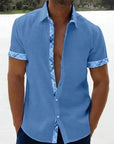 Hawaiian Shirts For Men Vintage Summer Shirt Solid