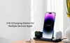 3 in 1 Wireless Charger Pad Stand For iPhone 14 13 12 11 Apple Watch Fast Charging Dock Station for Airpods IWatch Phone Holder 我的商店