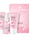 LAIKOU Sakura Moisturizing Skin Care Set Face Cream Facial Serum Eye