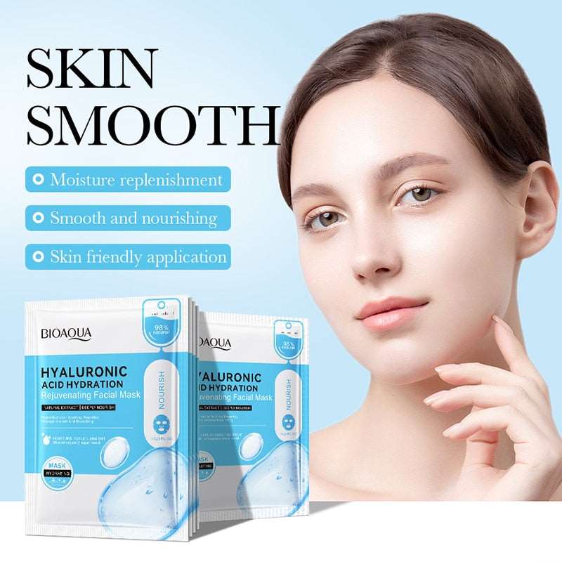 BIOAQUA Hyaluronic Acid Face Mask skincare Moisturizing Anti Acne  