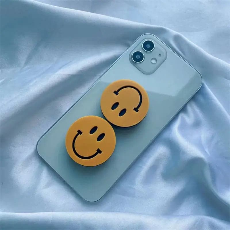 Affordable Cartoon Smiley Griptok Acrylic Phone Holder IPhone  Samsung
