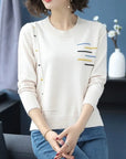 Sweater Women Jumper Spring Autumn Basic Warm Clothes 