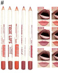 6PCS/Set  Fashion Women's Long-Lasting Waterproof Lipstick Liner set 