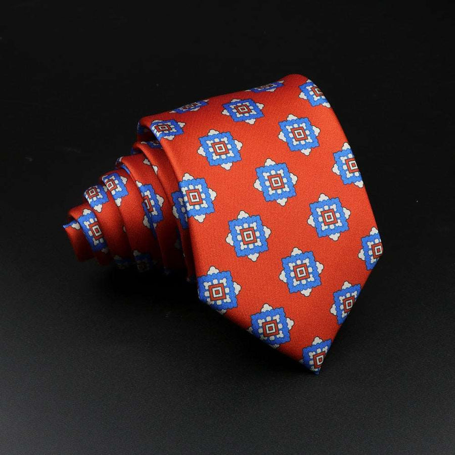 51 Styles Men's Silk Ties Jacquard Striped Plaid Floral 8cm Necktie Accessories Daily Wear Shirt Suit Cravat Wedding Party Gift - Meifu Market