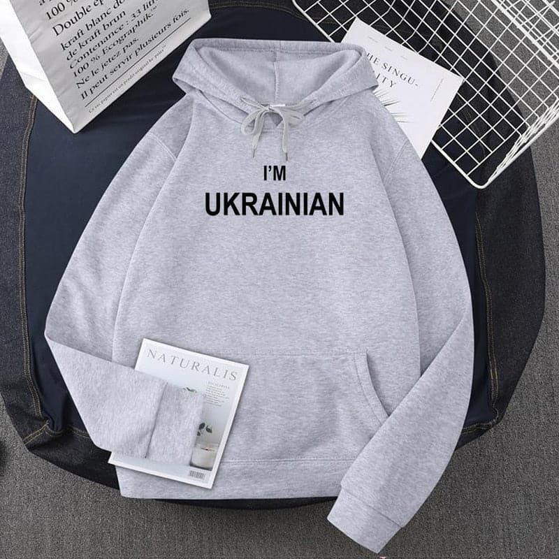Ukrainian Sweatshirt Women Men Power Patriotic Hooded Sweatshirt