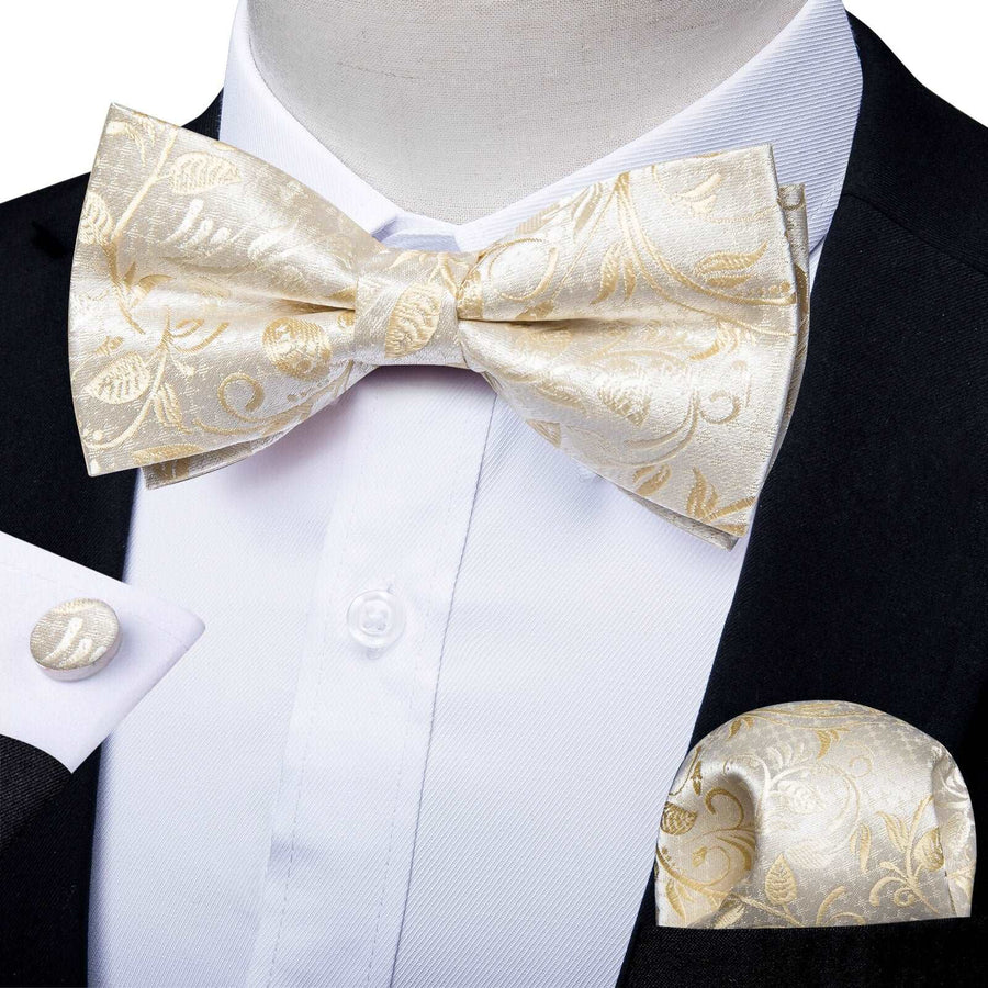 Premium Men's Silk Bowties Set | Wedding & Business Fashion Attire