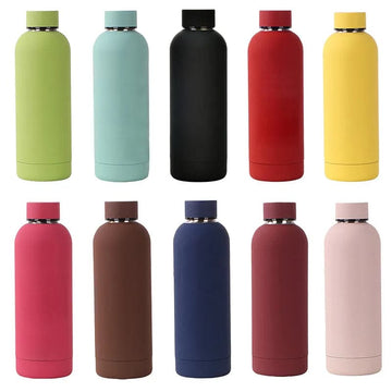 color vacuum flask stainless steel portable bottle outdoor