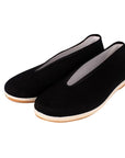Men's Traditional Chinese Kung Fu Black Cotton Tai-chi Shoes Cotton