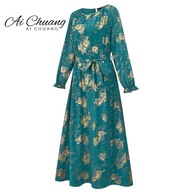 Ramadan Abaya Muslim Pakistani Long Maxi Dress Kaftan Morocco Robe