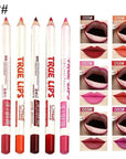 6PCS/Set  Fashion Women's Long-Lasting Waterproof Lipstick Liner set 